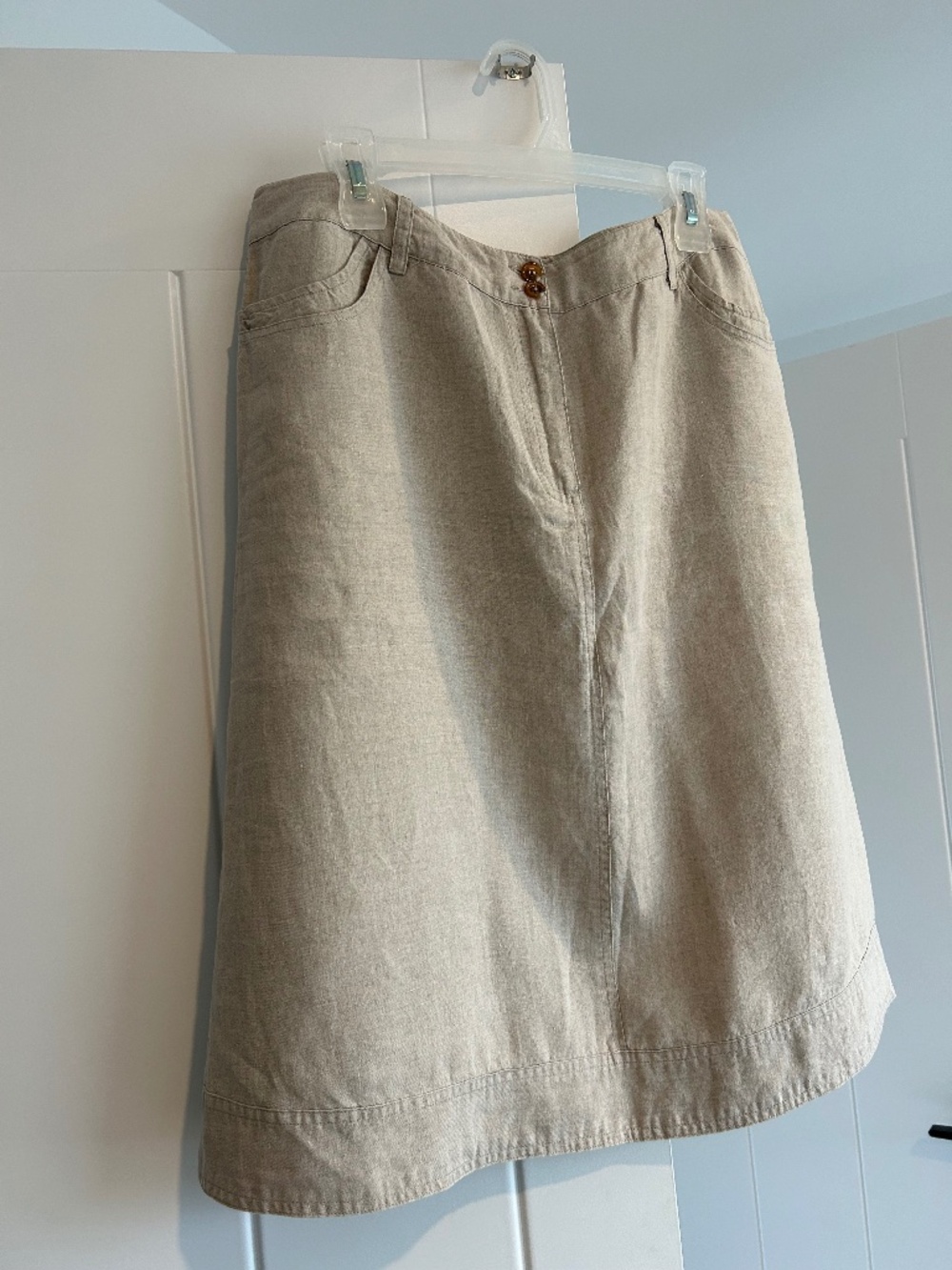 Ecologie 100% Linen A-Line Skirt, size 12